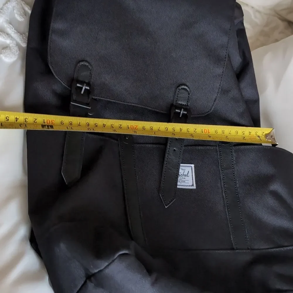 Hershel Retreat  Black Canvas CU Backpack UNISEX NWOT